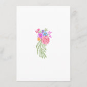 カラフルフローラフィ結婚エスタ詳細 エンクロージャーカード (裏面)