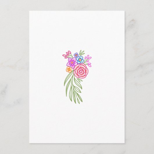 カラフルフローラフィ結婚エスタ詳細 エンクロージャーカード (裏面)