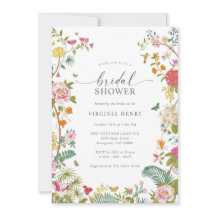 カラフルフローラブライダルシャワー