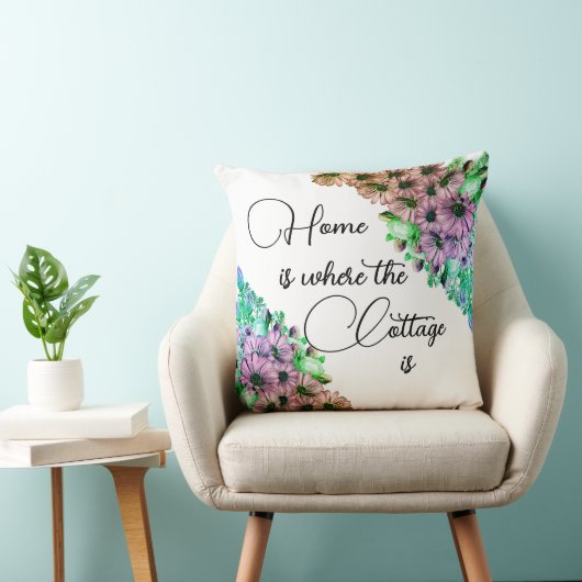 カラフルフローラホームはコテージ クッション (椅子)