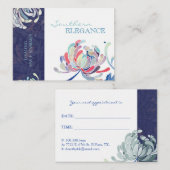 カラフルフローラマッサージ+スパアポイントメントカード 予約カード (正面/裏面)