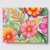 カラフルフローラメキシ結婚コの ゲストブック (裏面)