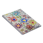 カラフルフローラモザイク ノートブック (右側)