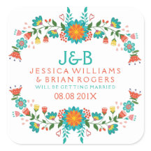 カラフルフローラリース枠