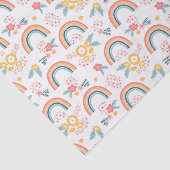 カラフルフローラレインボーパターン 薄葉紙 (詳細)