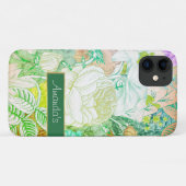 カラフルフローラヴィンテージ Case-Mate iPhoneケース (裏面(横))