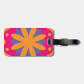 カラフルフローラ円形状 ラゲッジタグ (裏面横)