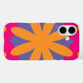 カラフルフローラ円形状 Case-Mate iPhoneケース (裏面 (横))