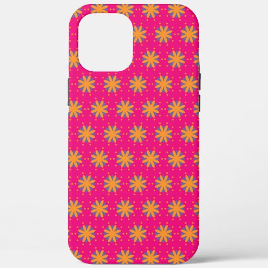 カラフルフローラ円形状 Case-Mate iPhoneケース (裏面)