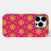カラフルフローラ円形状 Case-Mate iPhoneケース (裏面 (横))