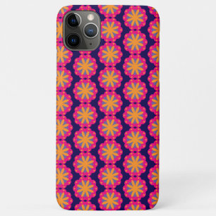カラフルフローラ円形状 iPhone 11 PRO MAXケース