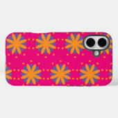 カラフルフローラ円形状 Case-Mate iPhoneケース (裏面 (横))