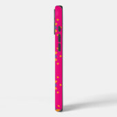 カラフルフローラ円形状 Case-Mate iPhoneケース (裏面 / 左)