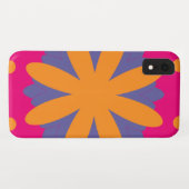 カラフルフローラ円形状 Case-Mate iPhoneケース (裏面(横))