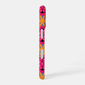 カラフルフローラ円形状 iPhone 16ケース (右側面)