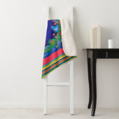 カラフルフローラ名カスタムおもしろい検査 シェルパブランケット (インサイチュ)