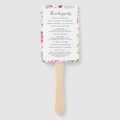 カラフルフローラ式結婚プログラム ハンドファン (裏面)