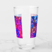 カラフルフローラ抽象芸術#76 タンブラーグラス (左)