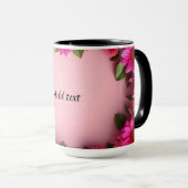 カラフルフローラ枠 マグカップ (正面右)