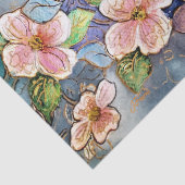 カラフルフローラ水彩ティッシュペーパー 薄葉紙 (詳細)