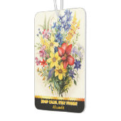 カラフルフローラ消泡剤 カーエアーフレッシュナー (左)