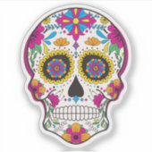 カラフルフローラ糖スカル第6号 シール (正面)