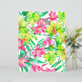 カラフルフローラ紙シート – 蘭 (スタンド正面)