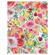 カラフルフローラ紙シ数々のート – カラー花模様1