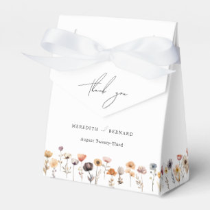 カラフルフローラ結婚の感謝 フェイバーボックス