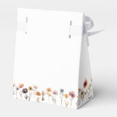 カラフルフローラ結婚の感謝 フェイバーボックス (裏面サイド)