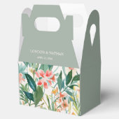 カラフルフローラ結婚の フェイバーボックス (オープン)