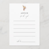 カラフルフローラ結婚アドバイスカード アドバイスカード (正面)