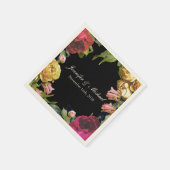 カラフルフローラ結婚業 スタンダードカクテルナプキン (角)