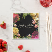 カラフルフローラ結婚業 スタンダードカクテルナプキン (インサイチュ)