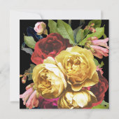 カラフルフローラ結婚業 招待状 (裏面)