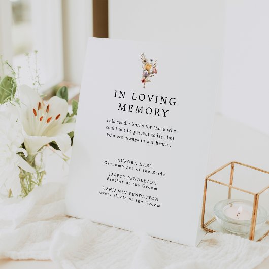 カラフルフローラ結婚記念台座標識 台座サイン