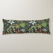 カラフルフローラ継ぎ目の無い花と離れ ボディピロー (裏面)
