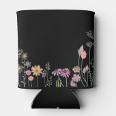 カラフルフローラ編集可能な絶縁クーラーボックス 缶クーラー (裏面)