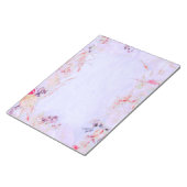 カラフルフローラ縁ど花びら ノートパッド (アングル)