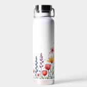 カラフルフローラ花幸せ母水瓶 ウォーターボトル (背面)