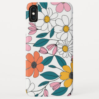 カラフルフローラ芸術 iPhone XS MAXケース