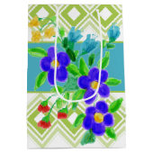 カラフルフローラ設計者 ミディアムペーパーバッグ (裏面)