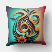 カラフルフローラ調和府：自然芸術 クッション (裏面)