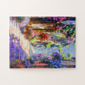 カラフルフローラ路地春 ジグソーパズル (横)