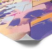 カラフルフローラ路地春 ポスター (角)