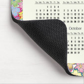 カラフルフローラ2024カレンダーマウスパッド マウスパッド (コーナー)