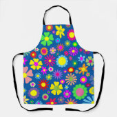 カラフルフローラ エプロン (正面)