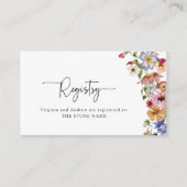 カラフルフローラ エンクロージャーカード (正面)