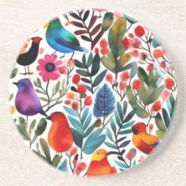 カラフルフローラ コースター