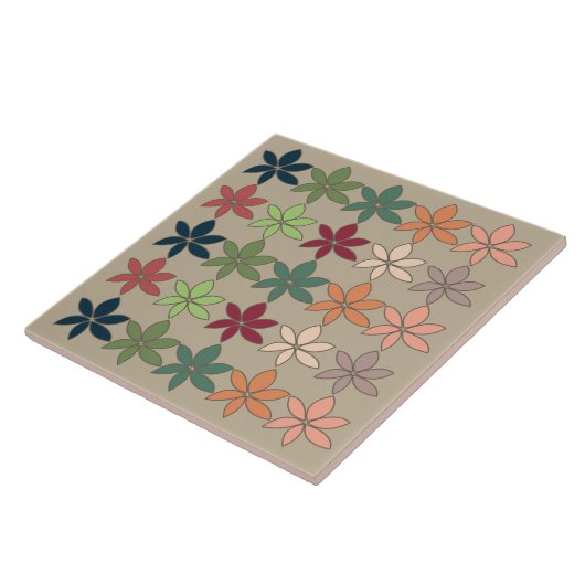 カラフルフローラ タイル (側面)